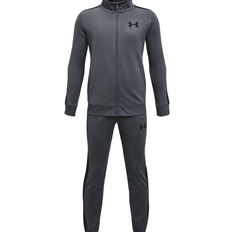 Junior Rival Knit Tracksuit - Pitch Gray/Black