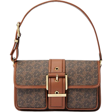 Michael Kors Colby Medium Empire Signature Logo Shoulder Bag - Brown/Luggage