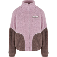 Karl Kani Sports Patch Teddy Block Track Jacket - Rose/Taupe