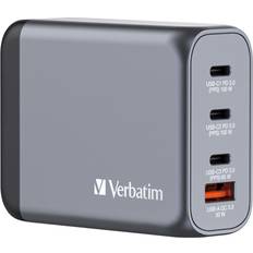 Laturit - USB-C - Virta-adapteri/Virtapistoke (12-230V) Akut ja Laturit Verbatim GNC-35 GaN Charger 100W