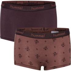 Hummel Jenter Truser Hummel Carolina Hipsters 2-pack - Raisin (214187-8301)