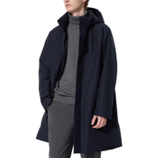 Herr - Hög krage Kappor & Rockar Uniqlo Hybrid Down Coat - Navy