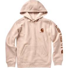 Carhartt Kid's Logo Pullover Hoodie - Brown Light