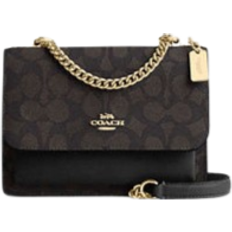 Coach Mini Klare Crossbody Bag - Signature Canvas/Gold/Walnut/Black