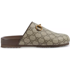 Gucci Outdoor Slippers Gucci Horsebit - Beige/Ebony