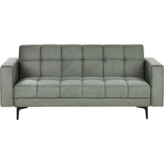 Beliani Tufted Green Sofa 184cm 3 Seater