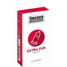 Silicon Based Condoms Sex Toys Secura Extra Fun Condoms 12-pack