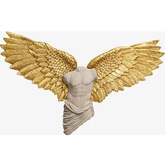 Kare Design Wall Object Guardian Angel Male Gold/White Prydnadsfigur 124cm