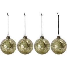 Rauta Joulukoristeet House Doctor Chosen Gold Christmas Tree Ornament 8cm 4pcs