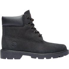 LWG (Leather Working Group) Boots Children's Shoes Timberland Junior Classic 6-Inch Waterproof Boot - Black Nubuck