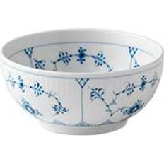 Hand Painted Breakfast Bowls Royal Copenhagen Blue Fluted Plain Breakfast Bowl 15.9fl oz 5.118"