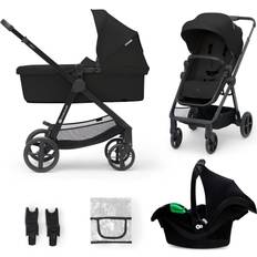 Lastenvaunut Kinderkraft 3 in 1 Mink Pro Classic Black