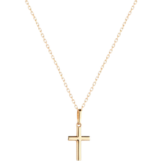 Merci Maman Cross Necklace - Gold