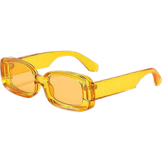 Personality Sunglasses Square Glass Yellow