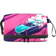 Dam Sminkväskor VAPOKF Racing Car Double Layer Makeup Bag - Multicolour