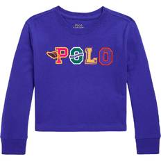 Polo Ralph Lauren Kid's Cropped T-shirt- Blue
