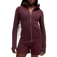 Elastane/Lycra/Spandex Sweaters Lululemon Scuba Full-Zip Hoodie - Garnet