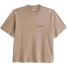 Abercrombie & Fitch Vintage-Inspired Logo Tee - Umber