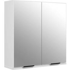 White Bathroom Mirror Cabinets vidaXL (811313)