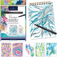 Coloring Books Faber-Castell Reverse Coloring & Doodling Book Neutrals Edition