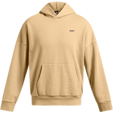 Men's under armour hoodie Under Armour Men's UA Icon Heavyweight Fleece Wash Oversized Hoodie - Camel/White