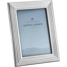 Acier inoxydable Cadres Photo Georg Jensen Bernadotte Silver Photo Frame 15x20cm