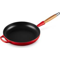 Le creuset non stick 28cm Le Creuset Cerise Signature Cast Iron Wooden Handle 28 cm