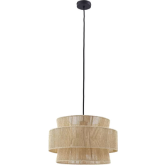 Natural Pendant Lamps Lindby Anuva Natural/Beige Pendant Lamp 45cm