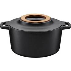 Svarta Grytor Fiskars Norden Cast Iron med lock 4 L