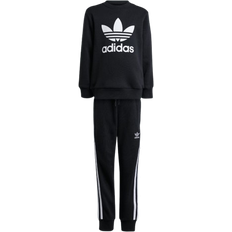 110 - Poika Verryttelypuvut adidas Adicolor Crew Set Kids - Black