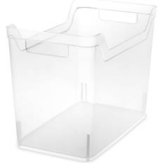 Sterilite Medium Shelf Organizing Plastic Container Clear Storage Box
