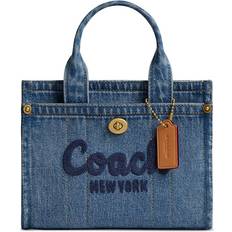 Denim Totes & Shopping Bags Coach Mini Denim Cargo Tote 20 - B4/Indigo