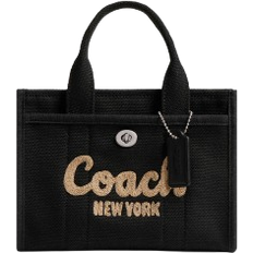 Coach Cargo Tote Bag 20 - Canvas/Silver/Black