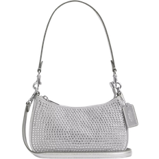 Coach Teri Mini Crossbody Bag With Crystal - Novelty Leather/Silver