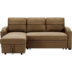 Latitude Run Broaching 9191 Beige Sofa 81.9" 3 Seater
