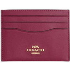 Id card holder Coach Slim Id Card Case - Smooth Leather/Gold/Pink