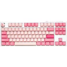 Ducky Mecánico - Teclados Gaming Ducky One 3 Gossamer TKL Pink Cherry MX Red Switch Gaming Keyboard (German)