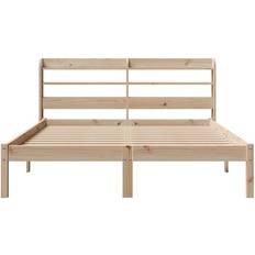 vidaXL Solid Sengeramme 130x208cm