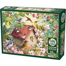 Cobblehill Classic Jigsaw Puzzles Cobblehill Blooming Spring 1000 Pieces