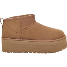 Nainen - Säämiskä Nilkkurit UGG Classic Ultra Mini Platform - Chestnut