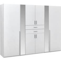 Glas Möbel Carryhome White Kleiderschrank 270x208cm