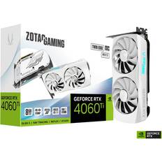 Cartes Graphiques Zotac GAMING GeForce RTX 4060 Ti Twin Edge OC White Edition HDMI 3xDP 8GB GDDR6