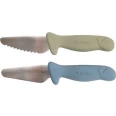 Vihreä Lasten Aterimet Filibabba Beginner's Cutting Knives 2-pack