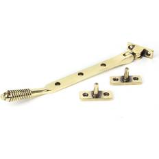 Brass Door Hardware & Fittings From The Anvil Reeded Stay Door Accessory 1pcs 249x228mm