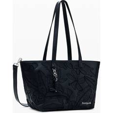 Tragetaschen Desigual Shopper-Tasche Mit Reliefs - Black