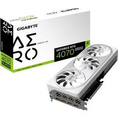 Gigabyte GeForce RTX 4070 Super - Nvidia GeForce Näytönohjaimet Gigabyte GeForce RTX 4070 SUPER AERO OC HDMI 3xDP 12GB GDDR6X