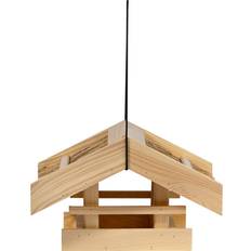 Lily Manor Santaquin Suspended Natural Sheesam Wood 19cm H X 30cm W X 27cm D