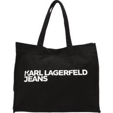 Karl Lagerfeld Totes & Shopping Bags Karl Lagerfeld Klj Logo Canvas Shopper - Black