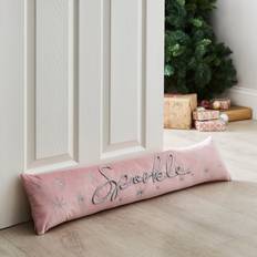 Velvet Interior Details Catherine Lansfield Christmas Sparkle Door Draught Excluder 20cm H x 90cm W x 15cm D Christmas Decoration