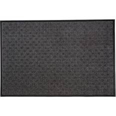 Monochrome Entrance Mats Doortex Ribmat Entrance Mat 90 x 150 Charcoal Grey cm